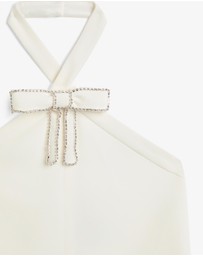 Bardot Junior - Tiffany Diamante Mini Dress - Kids-Teens