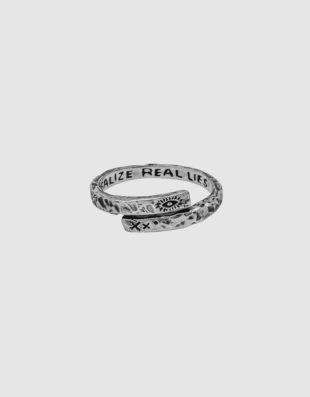 Haze & Glory - ICONIC EXCLUSIVE - Twisted Eye Ring in 925 Silver