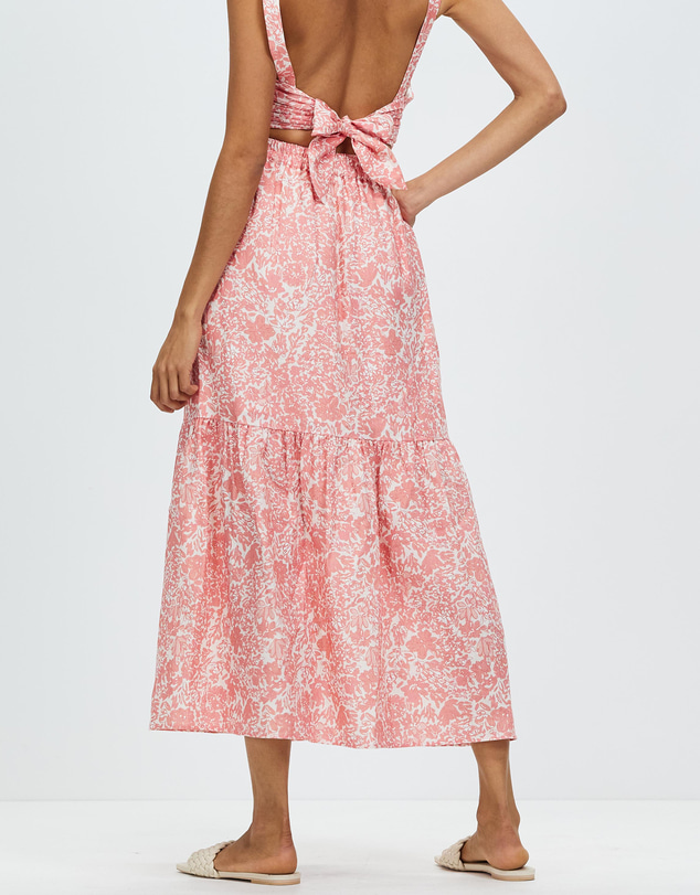 Peony - Tiered Maxi Skirt