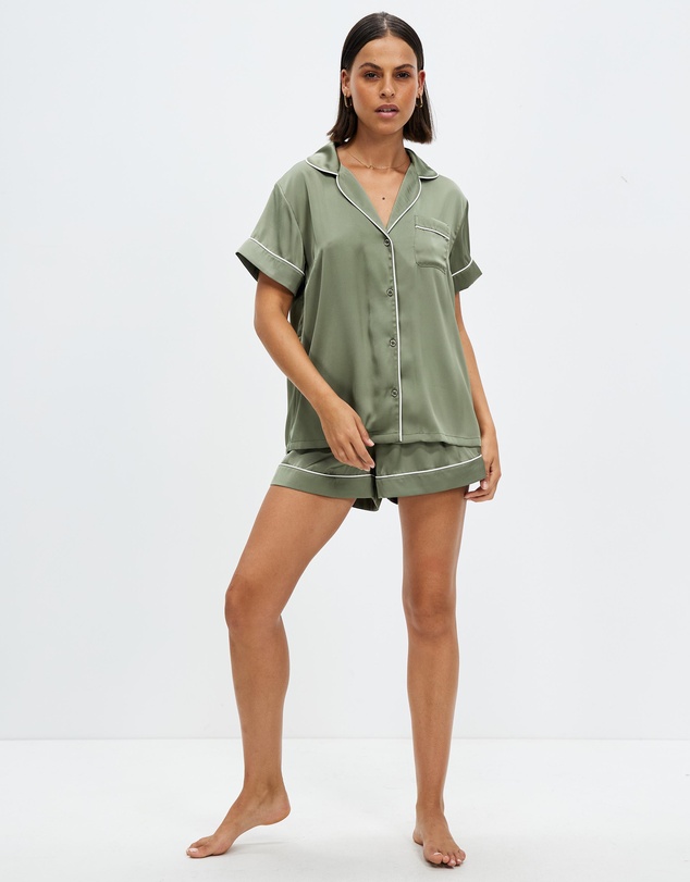 Atmos&Here - Lilah Short Satin PJ Set