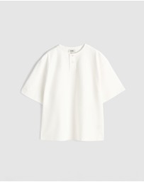 COS - Oversized Cotton-Jersey Henley