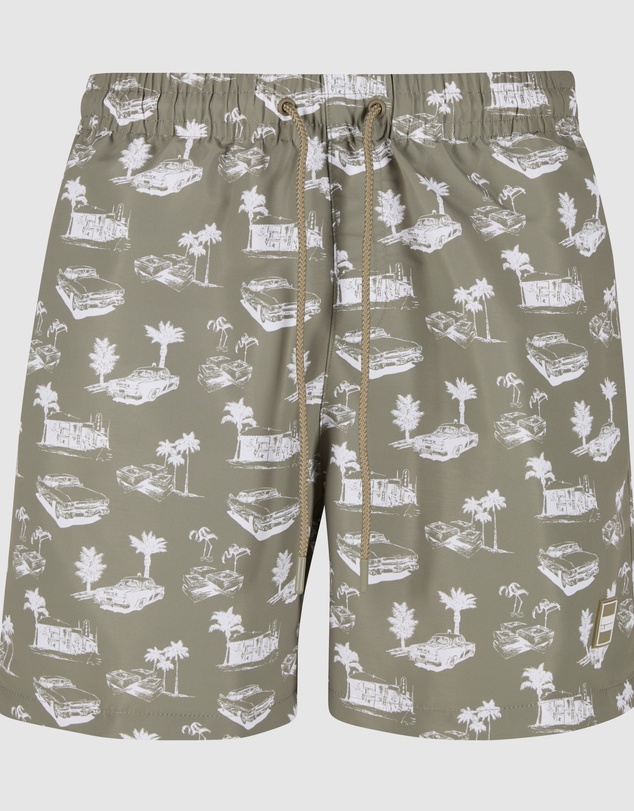 Urban Classics - Pattern Swim Shorts