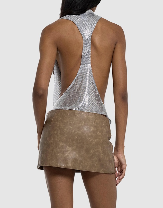 Jaded London - Draped Chainmail Top