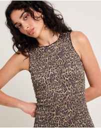 Insight - Leopard Drew Mini Dress