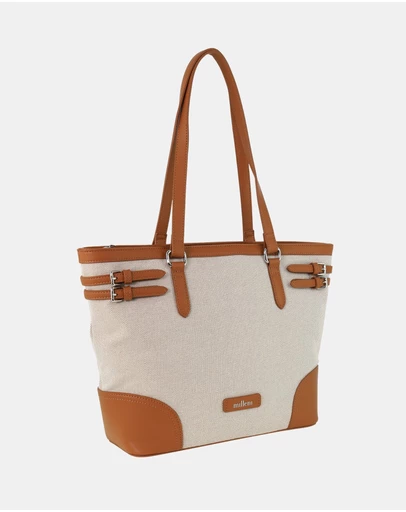 Milleni - Milleni Vegan Leather 2-tone Shoulder Bag
