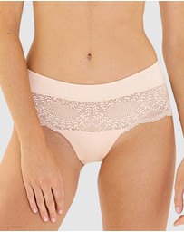 Billet Doux - Fidele Shorty Style Microfibre & Lace Brief