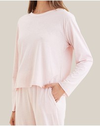 Papinelle - Jada Organic Cotton Boxy Long Sleeve Tee