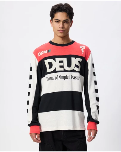 Deus Ex Machina - Vilander Moto Jersey T-Shirt
