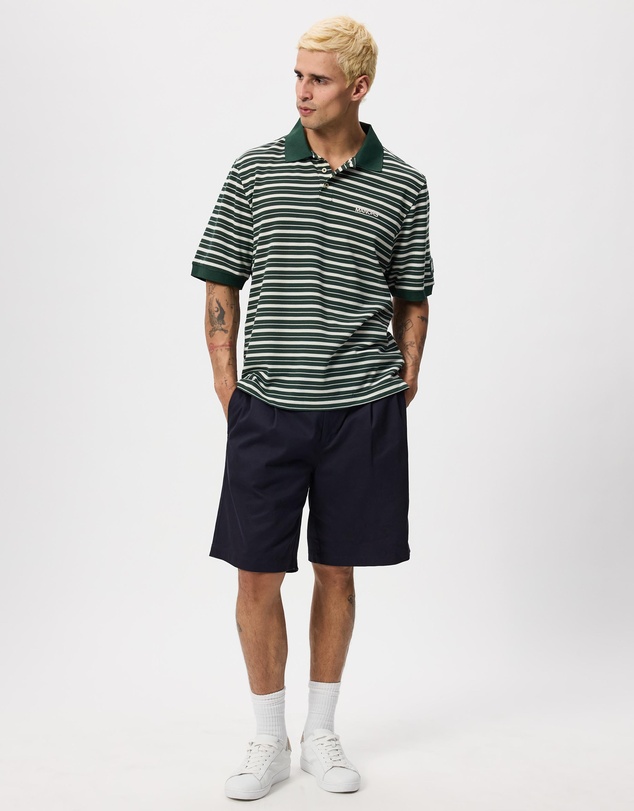 Manors - Goat Pique Polo Stripe