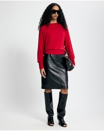 Lover - Carmen Cowl Back Top