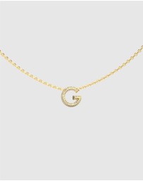GUESS - Gold-Tone G Crystal Necklace
