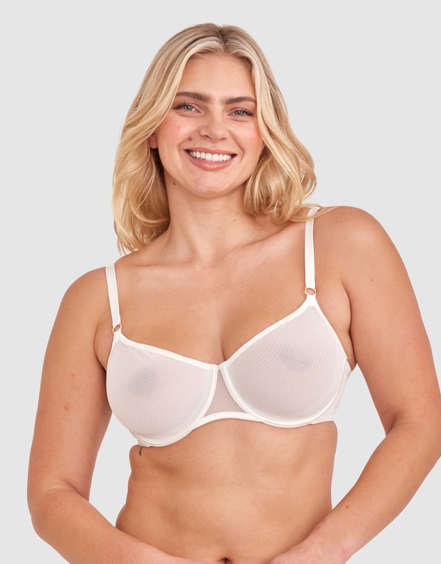 Bras N Things - Sexy Basics Underwire Balconette Bra - Ivory