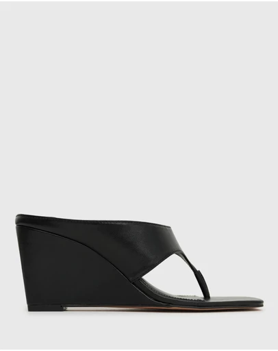 Betts - Selene Square Toe Wedge Sandals