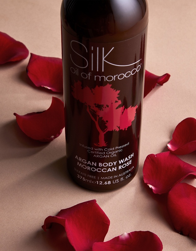 Silk Oil of Morocco - Argan Hand and Body Wash - Moroccan Rose