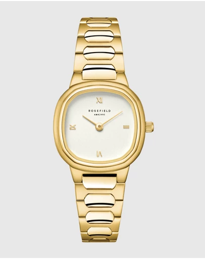 Rosefield - Gaia XS Creme Gold-Tone Bracelet Watch