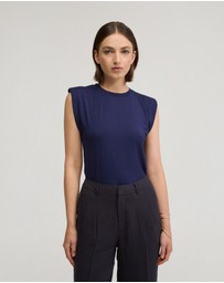 Oxford - Sabrina Crop Jersey Top