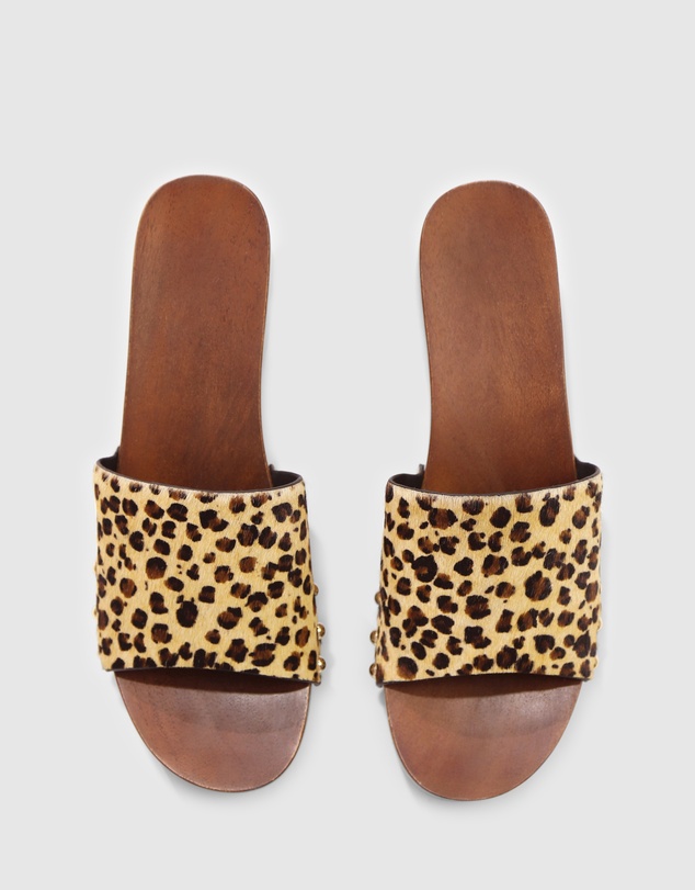 Belle & Bloom - I See Fire Animal Print Clog