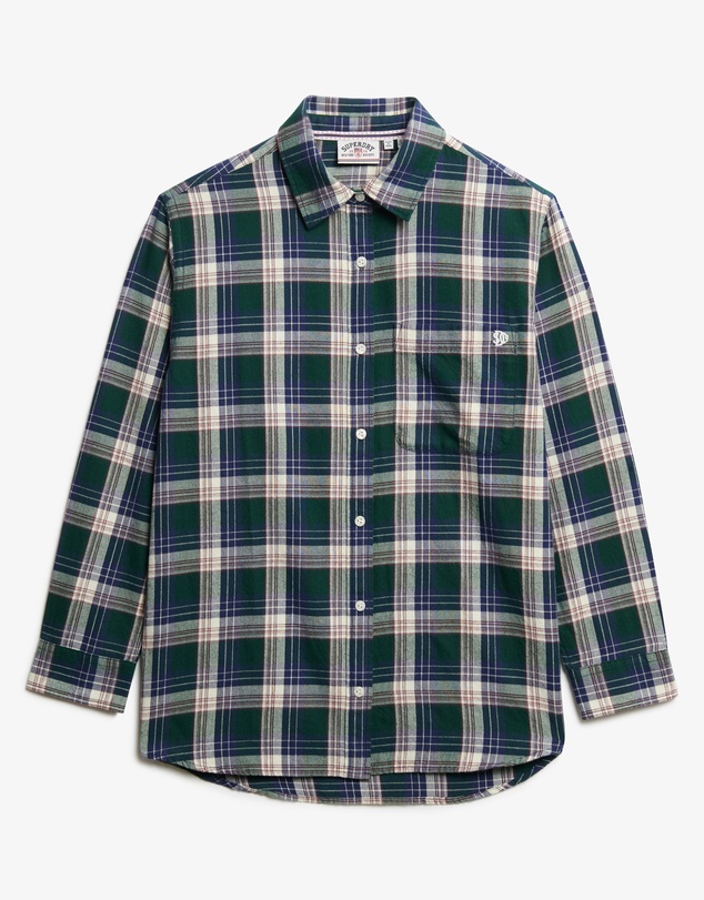 Superdry - Check Flannel Boyfriend Shirt