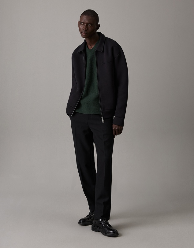 Calvin Klein - Tapered Knit Pleated Trousers