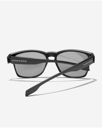 Hawkers Co - HAWKERS - Polarized Black Emerald CORE RAW Sunglasses for Men and Women UV400