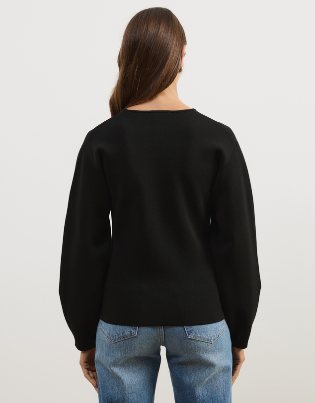 Atmos&Here - Knit Cardigan With Fitted Waist