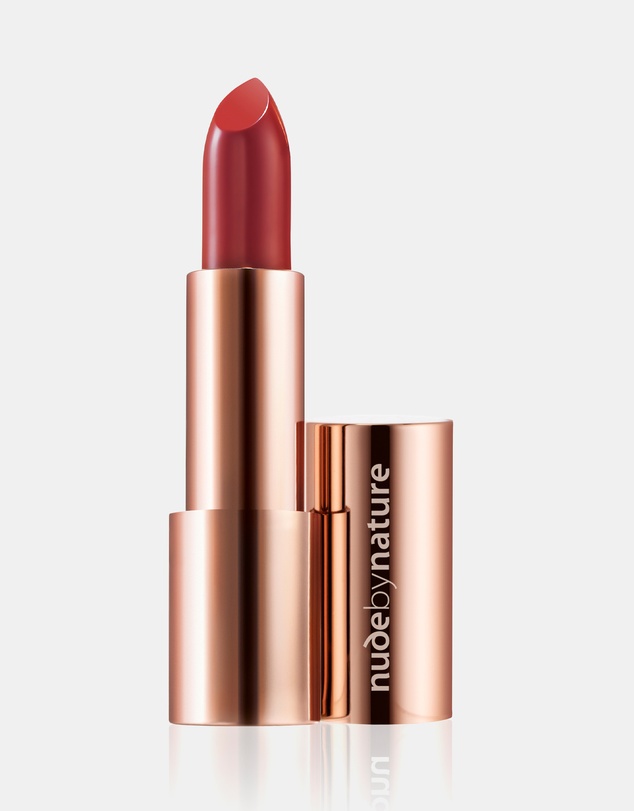 Nude by Nature - Moisture Shine Lipstick 08 Garnet