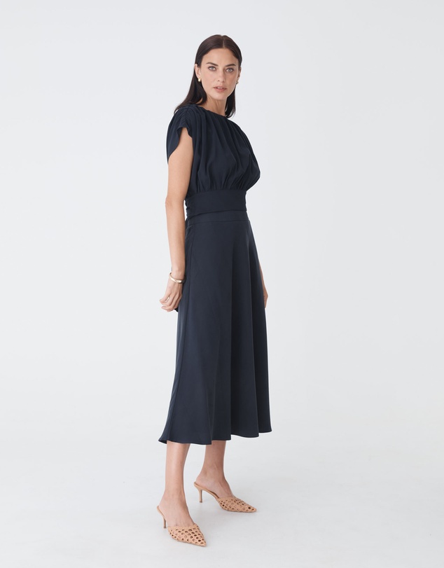Forcast - Goulbury A-Line Midi Skirt
