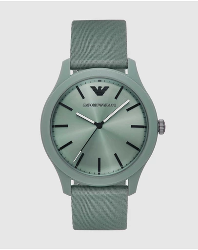 Emporio Armani - Green Analogue Watch