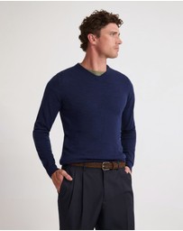 Oxford - Basic V-Neck Pure Wool Pullover