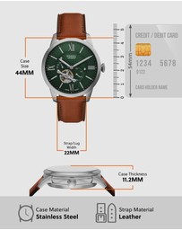 Fossil - Townsman Brown Chronograph Watch