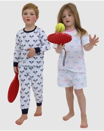 Sant And Abel - Kids Tennis Bows Short PJ Set