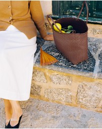 Mimmi Terra - Woven Eco Tote Cioccolato