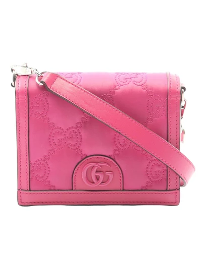 Pre-Loved by Azura Reborn - Pre-Loved Mini GG Matelasse Nylon Wearable Wallet
