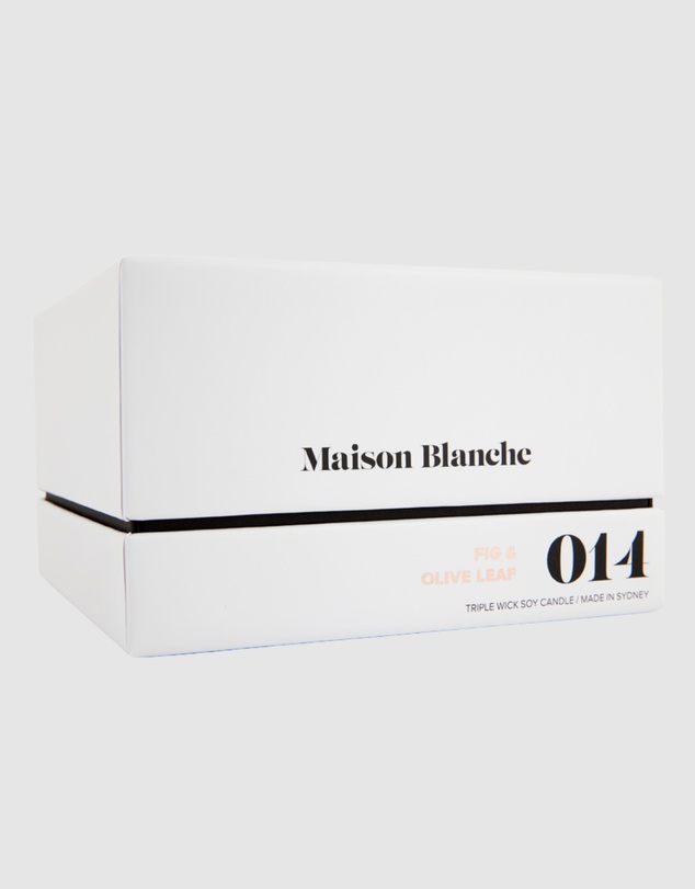 Maison Blanche - 014 Fig & Olive Leaf - Deluxe Candle