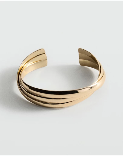 M.N.G - Rigid Bracelet with Relief
