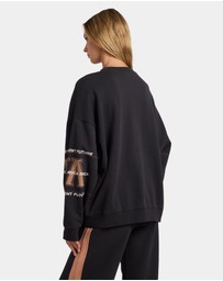 RVCA - Womens Puck It Pover Crew Neck