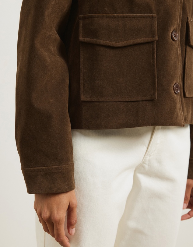 Atmos&Here - Nell Faux Suede Shacket
