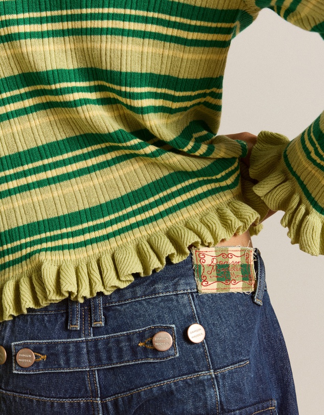 Damson Madder - Anelis Cotton Merino Blend Cardigan