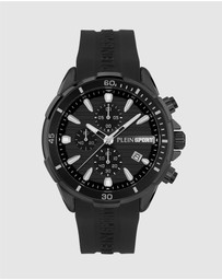 Plein Sport - PLEIN IMPACT 46mm Black dial with Black Silicone strap