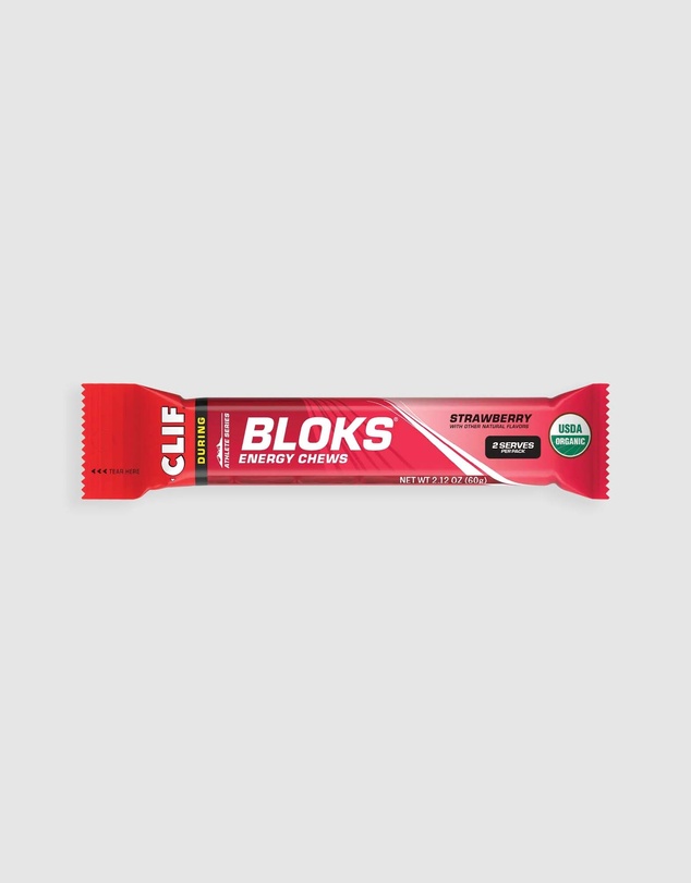 CLIF - Strawberry Bloks Energy Chews - 18x60g