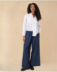 CAMIXA - Palazzo Denim Pants