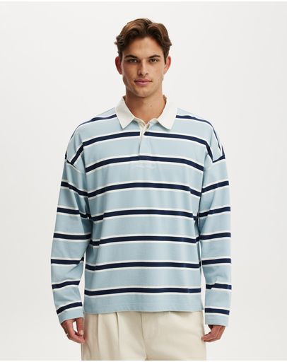SKY BLUE BOLD STRIPE