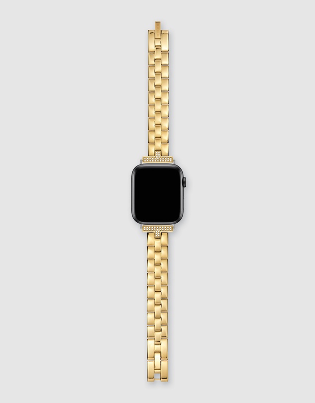 Ted Baker - Ted Baker Apple Strap - Crystal T Gold Bracelet