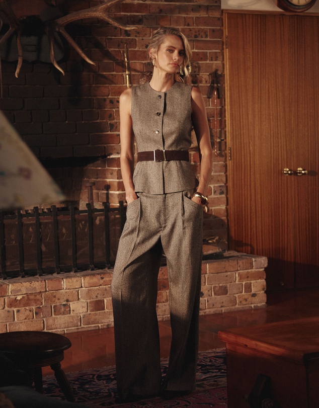 Forcast - Nevada Herringbone Pants