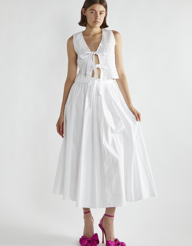 Glamorous - Pleated midi skirt
