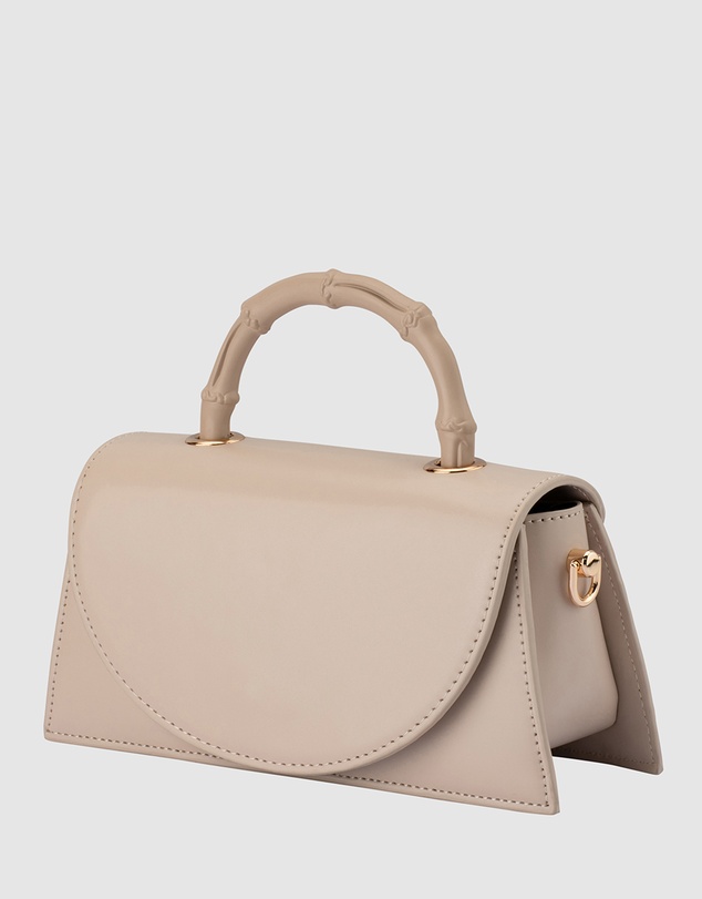 Olga Berg - Phoebe Bamboo Handle Bag