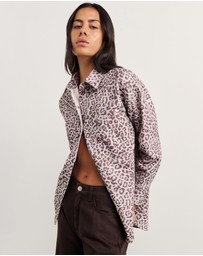 Jag - Leopard Denim Shirt
