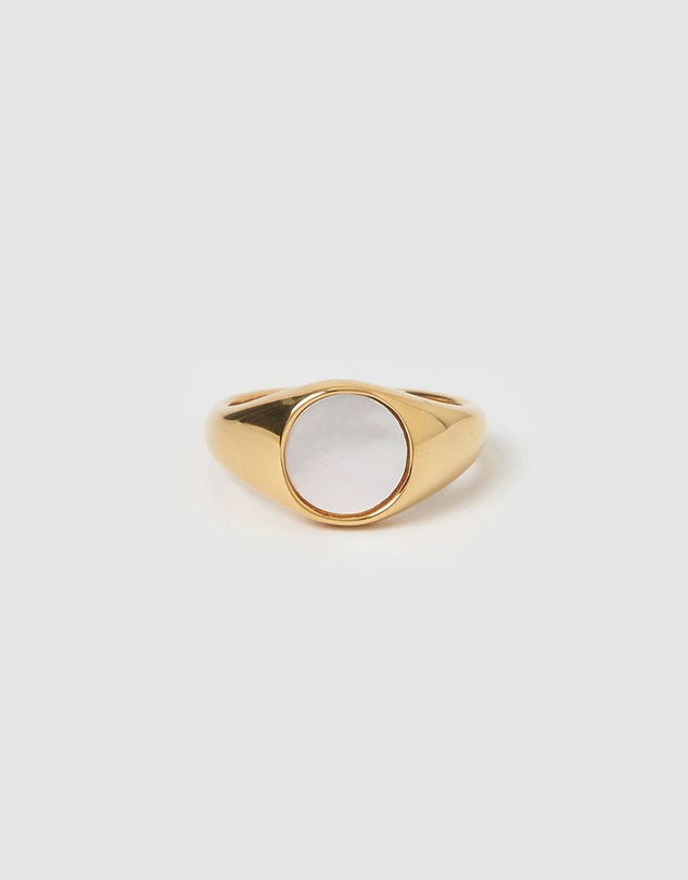 Arms Of Eve - Amira Gold and Pearl Ring
