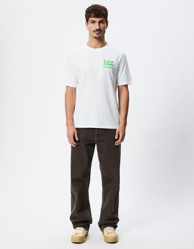 Scotch & Soda - Regular Fit Front Back T-Shirt