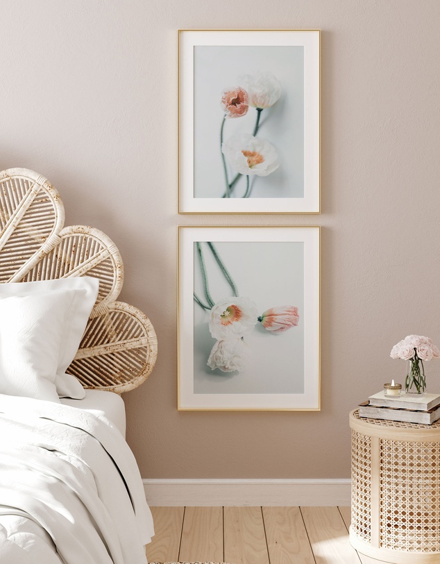 Olive et Oriel - Summer Poppies I Art Print